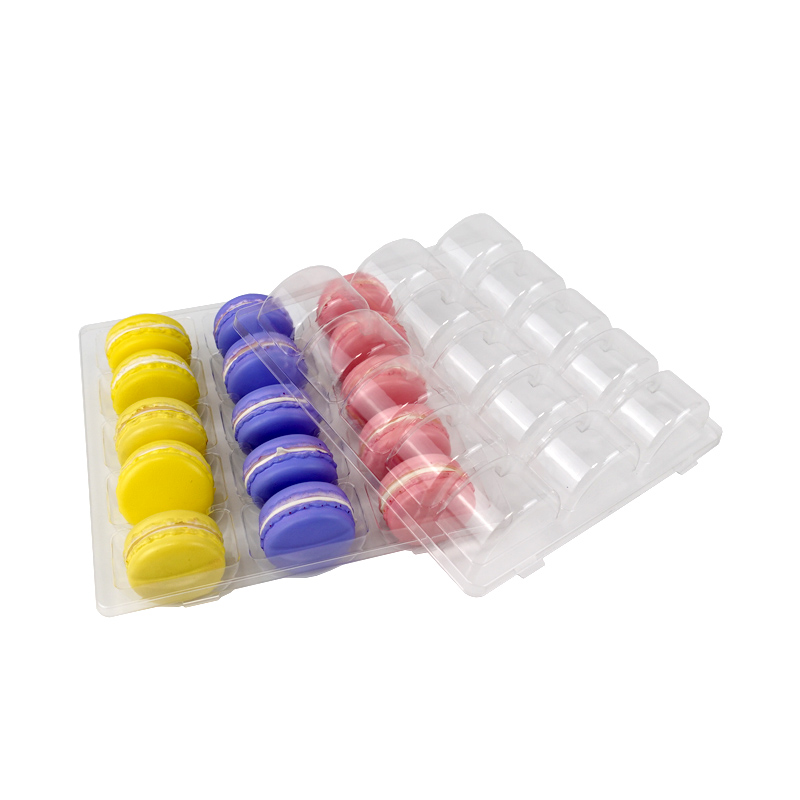 15 macarons clear blister tray