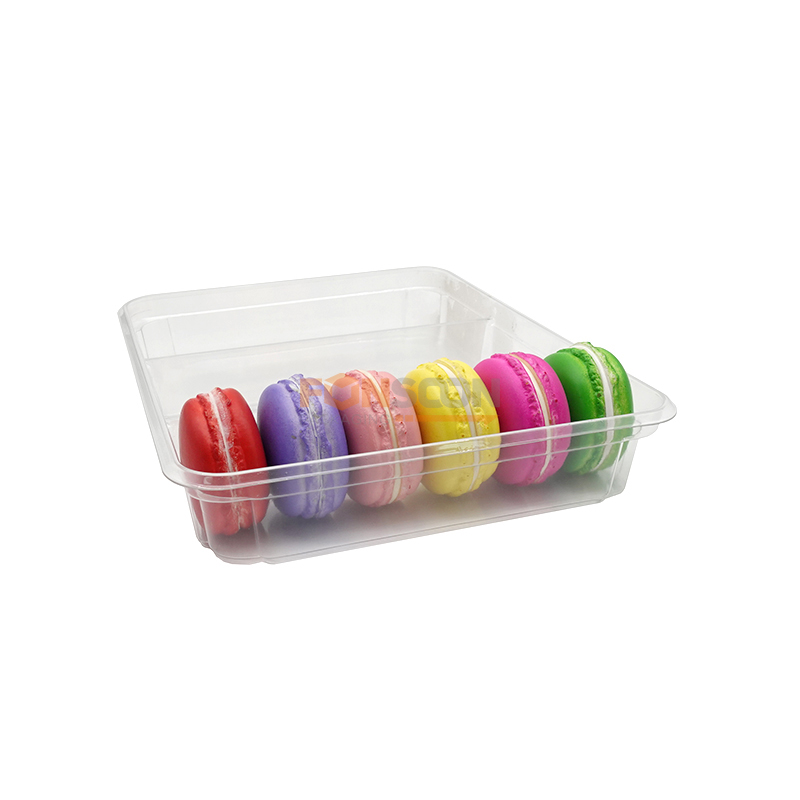 Dessert macaron plastic display tray