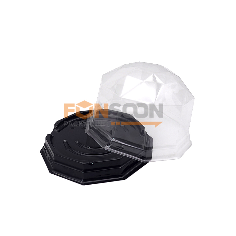 Cake Disposable Plastic Container with dome lid