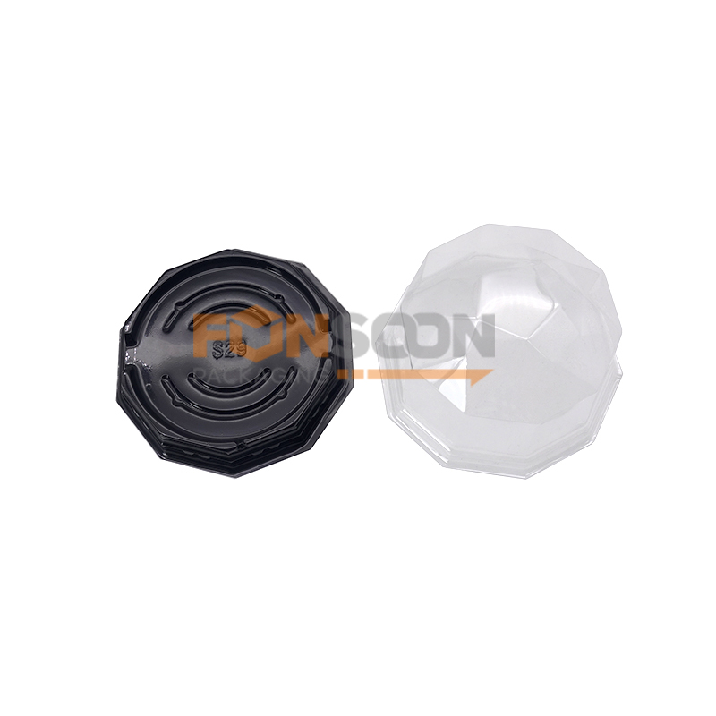 Cake Disposable Plastic Container with dome lid