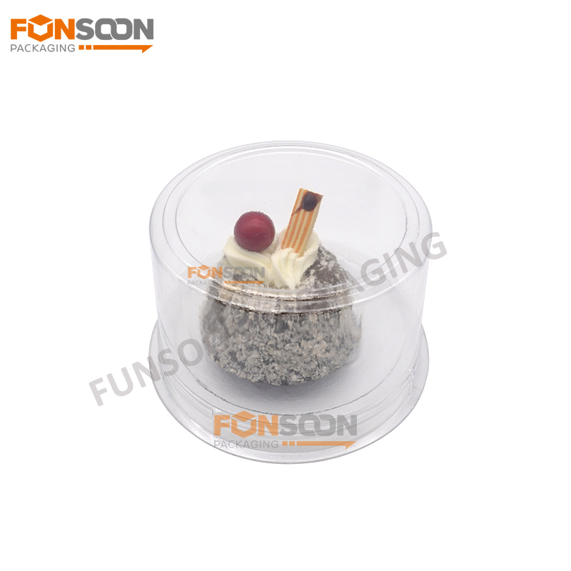 round cake plastic blister container