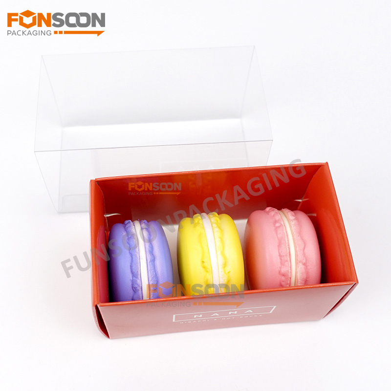 3 macaron paper drawer box