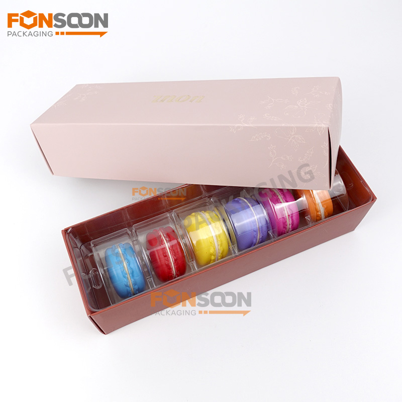 6 packs macaron paper gift box