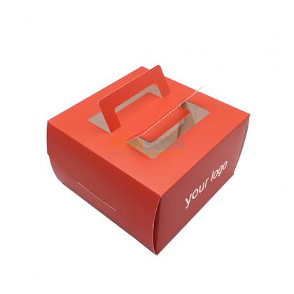  cake paper box with handle