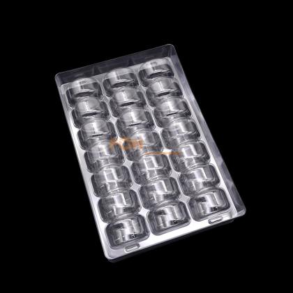 21 macarons plastic blister tray