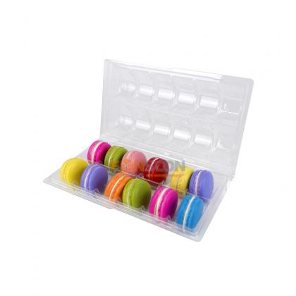  12 macarons clamshell blister box